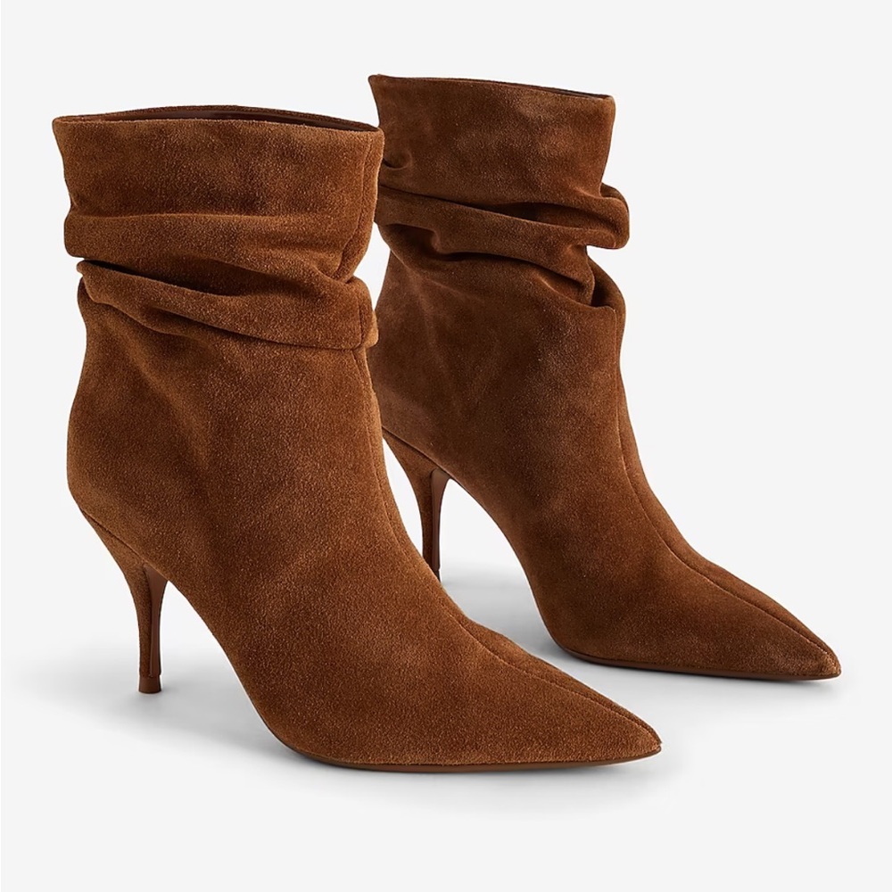 new leather boots with tag, size 7,